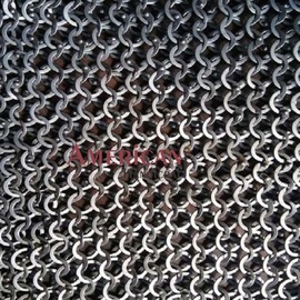 Chain mail 8 mm FLAT RIVITS WITH WARSER