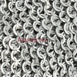 10 MM CHAIN MAIL (FLAT RIVETED WITH SOLID RING)