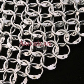 9 MM CHAIN MAIL ( 9 MM ALUMINIUM ROUND RIVETED) 