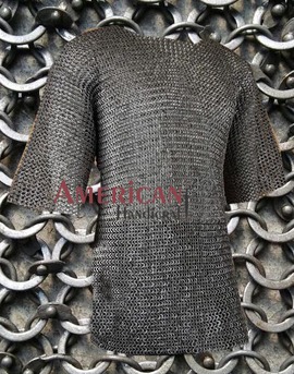 Chainmail 9 mm Round riveted with soiled ring 