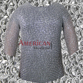 Chain Mail 9 mm round riveted aluminum 