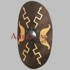 Wooden Oval Roman Cavalry Shield